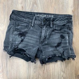 American Eagle Outfitters Black MIDI shorts